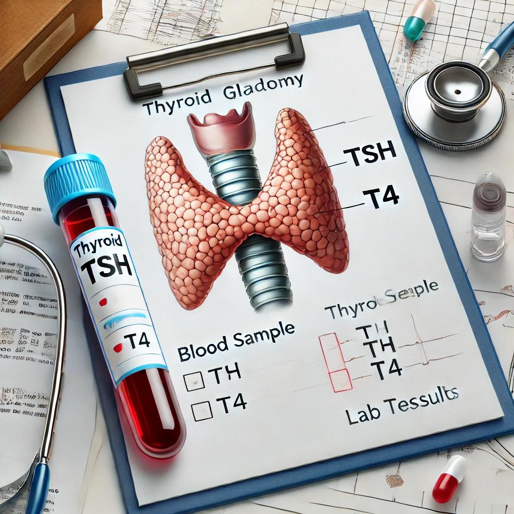 Image forآزمایش تیروئید: TSH و T4 چیست و چگونه به تشخیص اختلالات کمک می‌کند؟